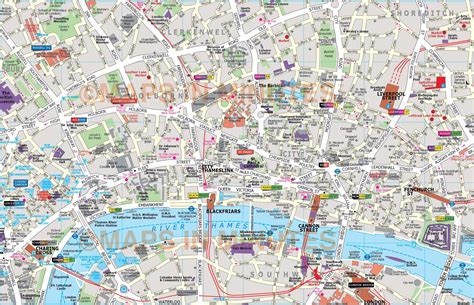 free printable map of london.